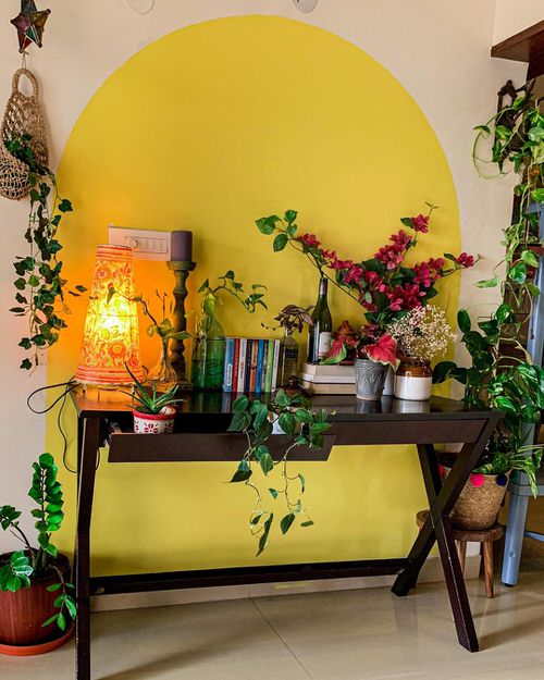 Colorful Interior Ideas with Beautiful Houseplants 30