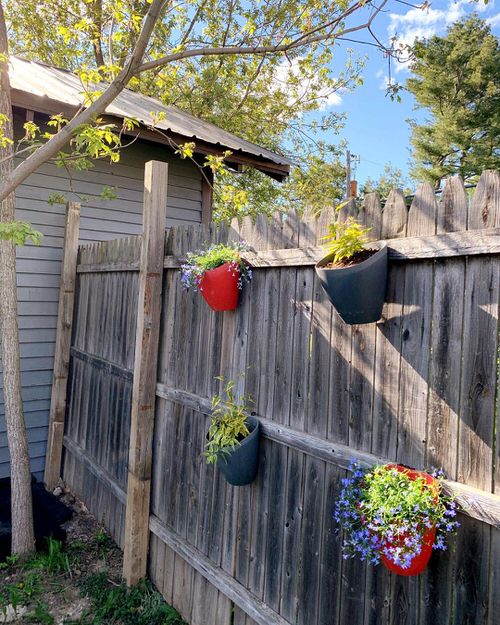 Fence Planters for privacy 48