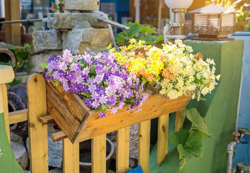Fence Planters for privacy  4