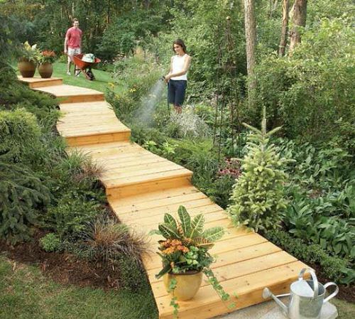 DIY Garden Path Ideas With Tutorials #6